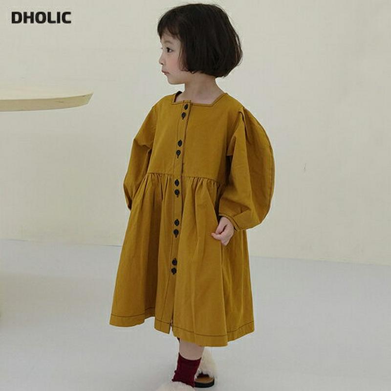 【新作10%OFF】ステッチパフスリーブワンピース・u06971 キッズ【3~8才】【ops】【ワンピース ロング ロングワンピ