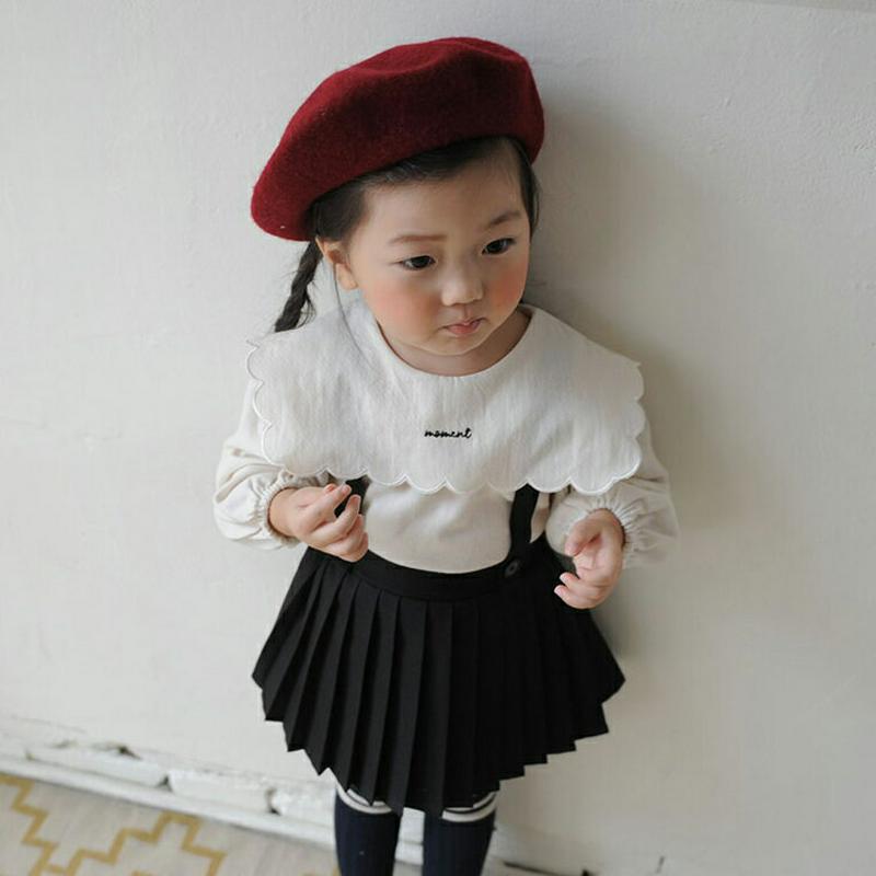 【新作10%OFF】ストラップ付プリーツスカート・u06558 キッズ【3~8才】【sk】【スカート ミニスカート プリーツ プ