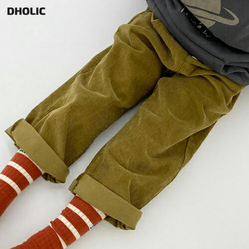 コーデュロイパンツ・u05783 キッズ【3~8才】【pt】【パンツ ズボン ロングパンツ 長ズボン コーデュロイ シンプル カ