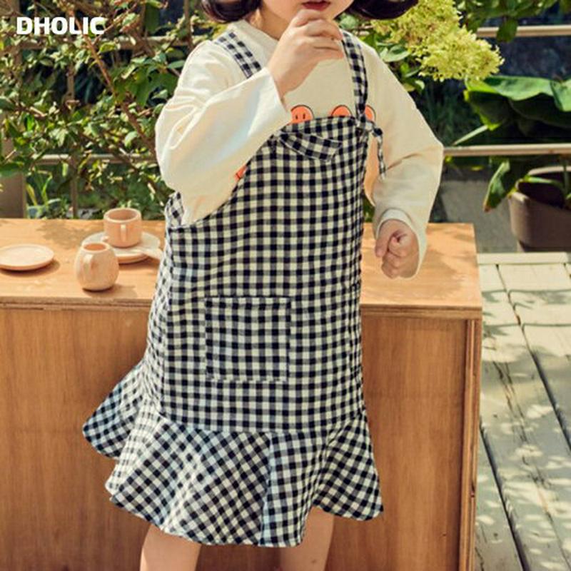 チェックフレアヘムワンピース・u06759 キッズ【3~8才】【ops】【ワンピース ロング ロングワンピース スリーブレス ノ