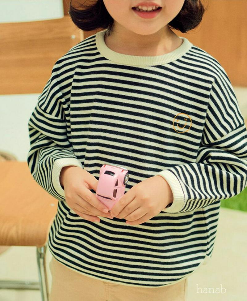 ボーダーベアーポイントTシャツ・u06755 キッズ【3~8才】【tops】【トップス Tシャツ 長袖 ロンT ボーダー 柄 カ