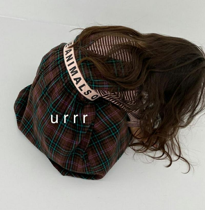 チェックノースリワンピース・u05806 キッズ【3~8才】【ops】【ワンピース ミディ丈 ミディワンピース スリーブレス ノ