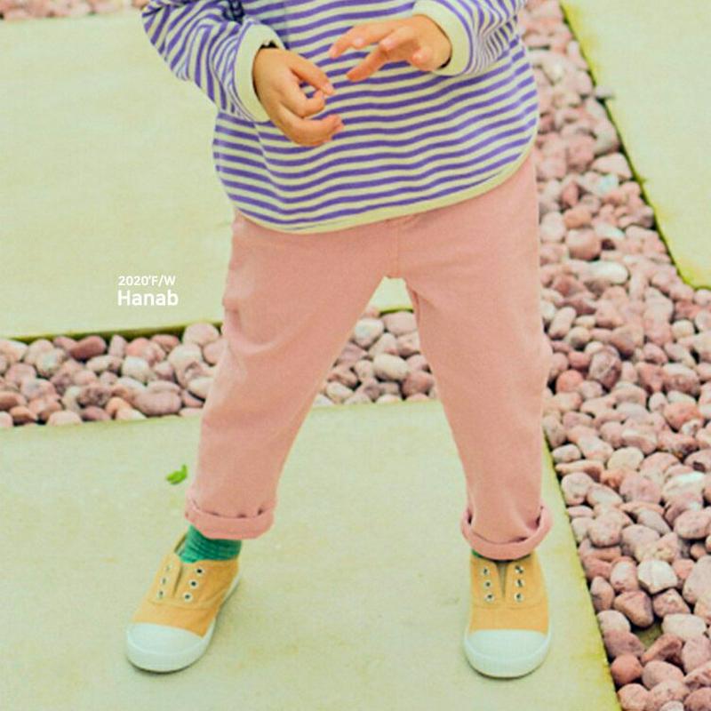 ストレートカラーパンツ・u06699 キッズ【3~8才】【pt】【パンツ ズボン ロングパンツ 長ズボン 単色 無地 シンプル 