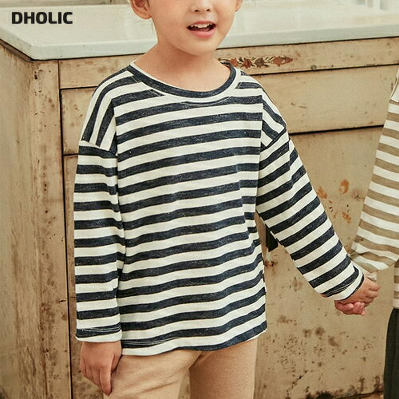 【新作10%OFF】ボーダー配色Tシャツ・u06487 キッズ【3~8才】【tops】【トップス Tシャツ 長袖 ロンT ボーダ