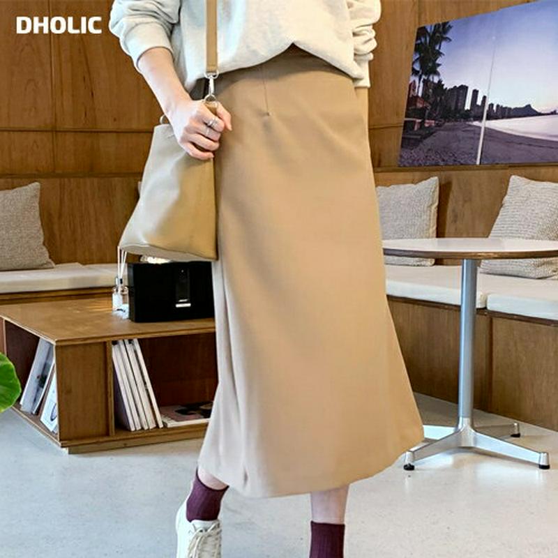 【新作10%OFF】Aラインロングスカート・全2色・t55975 レディース【sk】【韓国 ファッション ボトムス スカート ロ