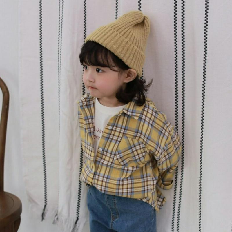 【新作10%OFF】チェックパターンシャツ・u05938 キッズ【3~8才】【bl】【トップス シャツ 長袖 チェック柄 チェッ