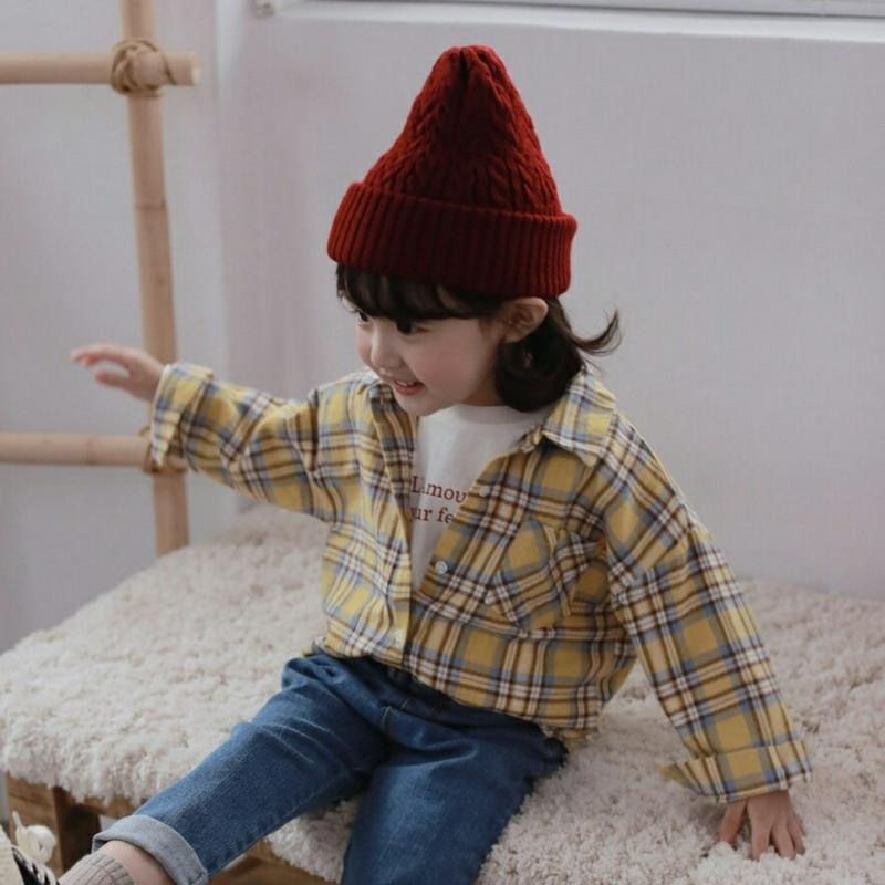 【新作10%OFF】チェックパターンシャツ・u05938 キッズ【3~8才】【bl】【トップス シャツ 長袖 チェック柄 チェッ
