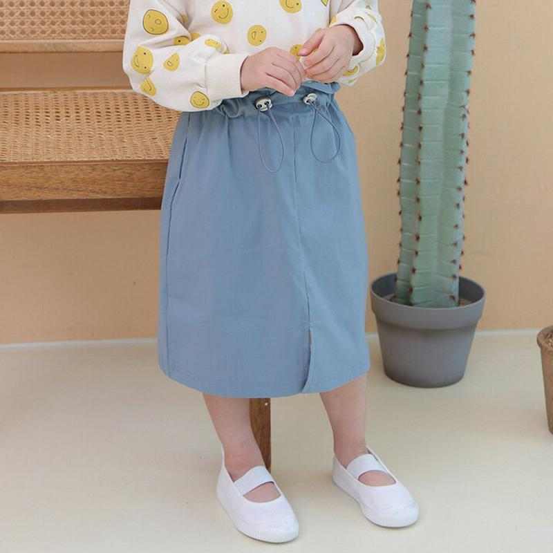 【新作10%OFF】ドロストスカート・u05947 キッズ【3~8才】【sk】【スカート ミディ丈 ミディスカート ドロスト 単