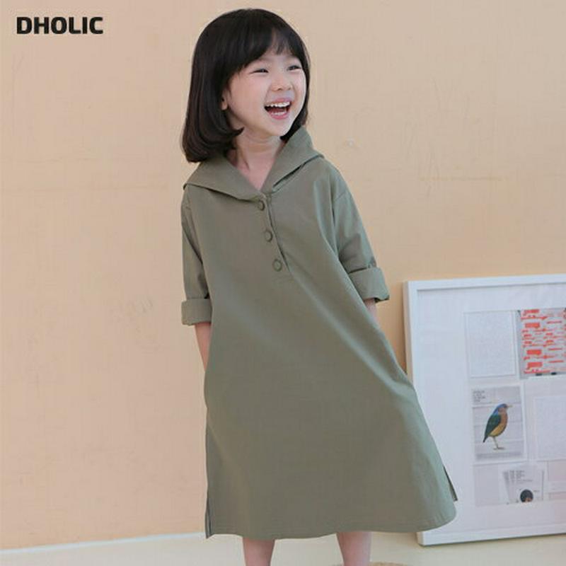 【新作10%OFF】フードボタンワンピース・u05928 キッズ【3~8才】【ops】【ワンピース ロング ロングワンピース 長