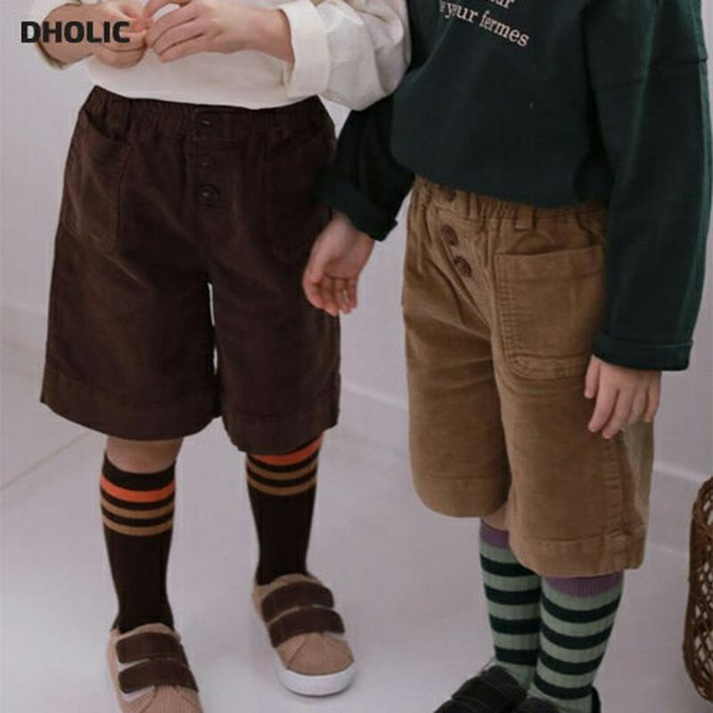 【新作10%OFF】コーデュロイハーフパンツ・u05972 キッズ【3~8才】【pt】【パンツ ズボン ハーフパンツ 半ズボン 