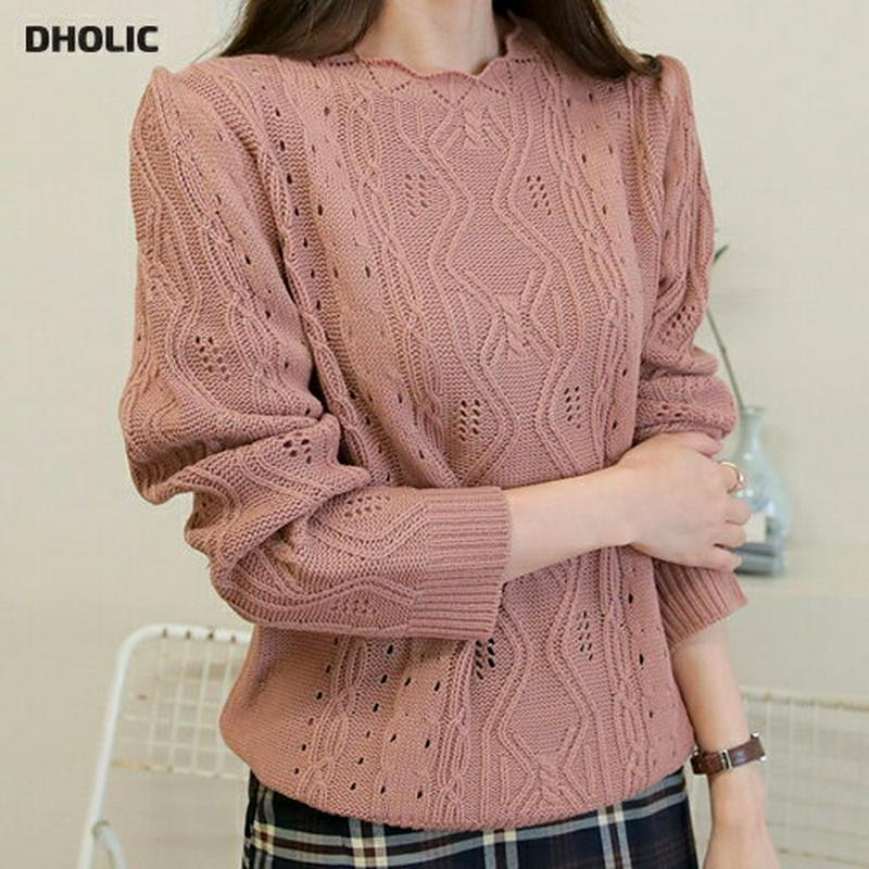 【新作10%OFF】パンチングニット・全3色・b64416 レディース【tops】【韓国 ファッション トップス ニット ニット