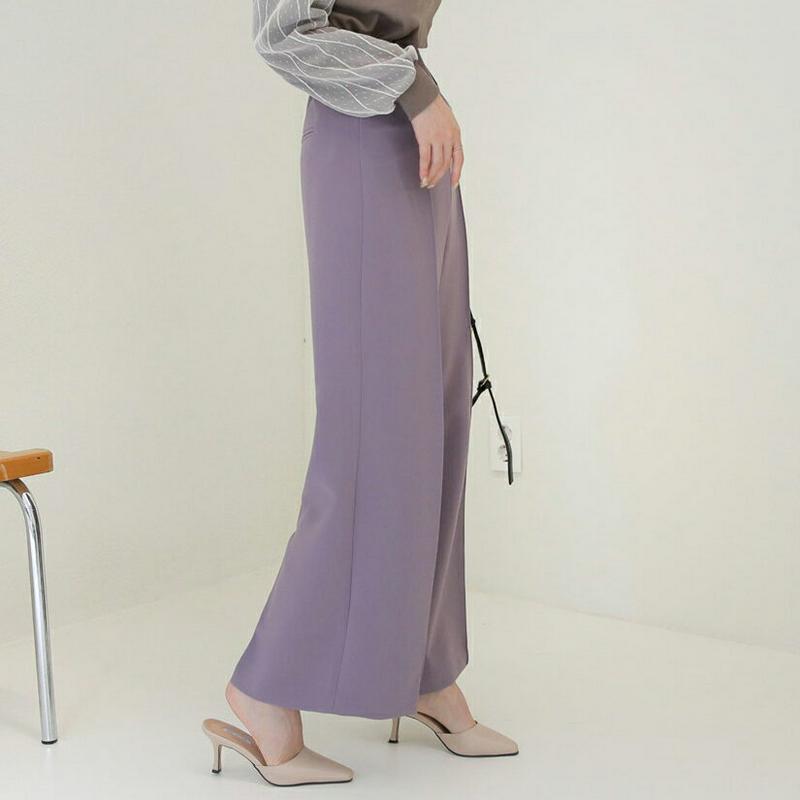 【新作10%OFF】サイドボタンパンツ・全3色・64429 レディース【pt】【韓国 ファッション ボトムス ズボン パンツ ロ