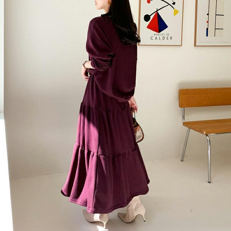 【新作10%OFF】スウェット&ティアードスカートSET・全3色・b64426 レディース【ops】【韓国 ファッション セット