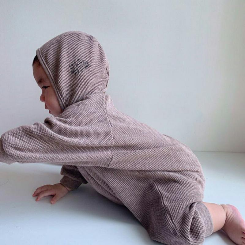 【只今10%OFF】ボタンネックラグランロンパース u07730 キッズ 【3~8才】【bc】【韓国 ファッション ロンパース 