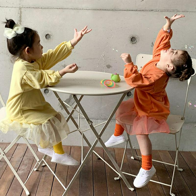 【只今10%OFF】シフォンへムワンピース u07104 キッズ 【3~8才】【ops】【韓国 ファッション ワンピース ロング