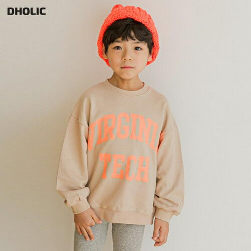 【只今10%OFF】VIRGINIA TECHスウェット u06594 キッズ 【3~8才】【tops】【韓国 ファッション ト