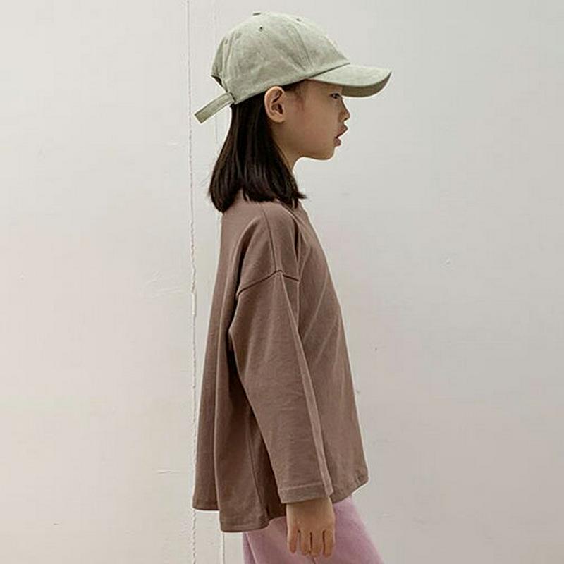 【只今10%OFF】ワンポケットTシャツ u07408 キッズ 【3~8才】【tops】【韓国 ファッション トップス Tシャツ