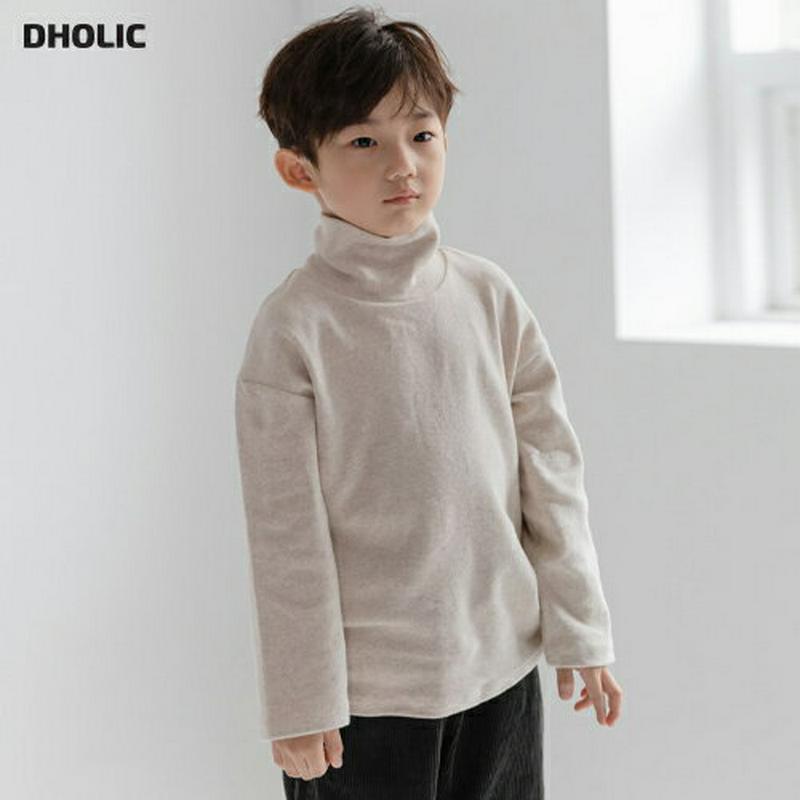 【只今10%OFF】ハイネックTシャツ u07701 キッズ 【3~8才】【tops】【韓国 ファッション トップス Tシャツ 