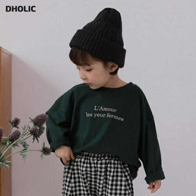 【只今10%OFF】レタリングTシャツ・u05922 キッズ【3~8才】【tops】【トップス Tシャツ 長袖 ロゴ レタリング