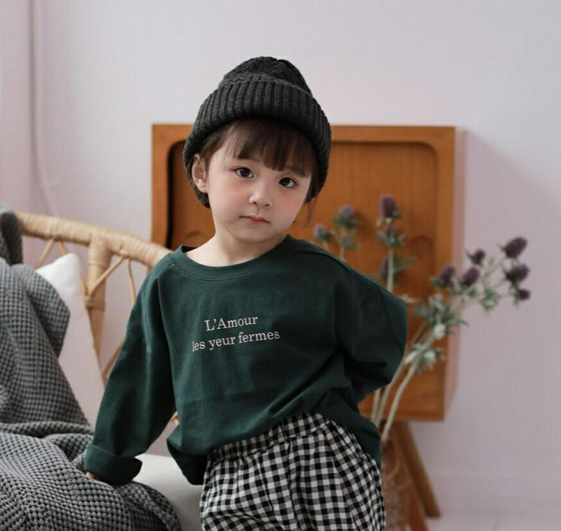 【只今10%OFF】レタリングTシャツ・u05922 キッズ【3~8才】【tops】【トップス Tシャツ 長袖 ロゴ レタリング