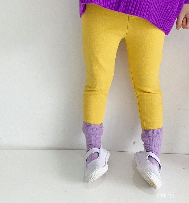 スリムカラーパンツ・u06164 キッズ【3~8才】【pt】【パンツ ズボン ロングパンツ 長ズボン スリム スキニー カラーパ