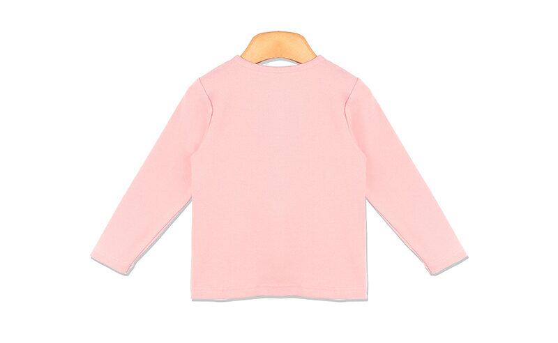 スマイル長袖Tシャツ・p005500 キッズ【3~8才】【tops】【トップス Tシャツ 長袖 ロンT スマイル カジュアル シンプル ラフ 女の子 男の子 春 秋 韓国 韓国子供服 子供 こども 子供服 こども服】【KIDS】