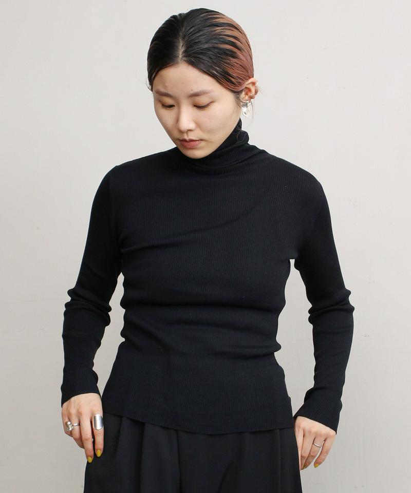 MAYUCAウォッシャブルsilk タートルプルオーバー（note et silence.）