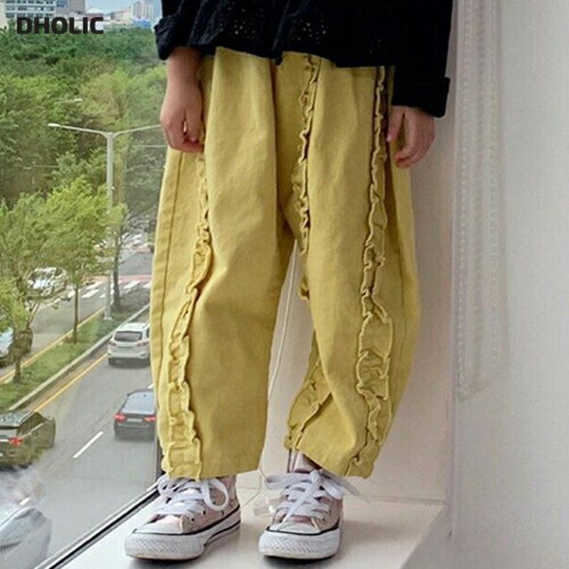 【キッズ10%OFF】フリルパンツ・u07212 キッズ【3~8才】【pt】【ボトムス パンツ ズボン ロングパンツ ワイドパン