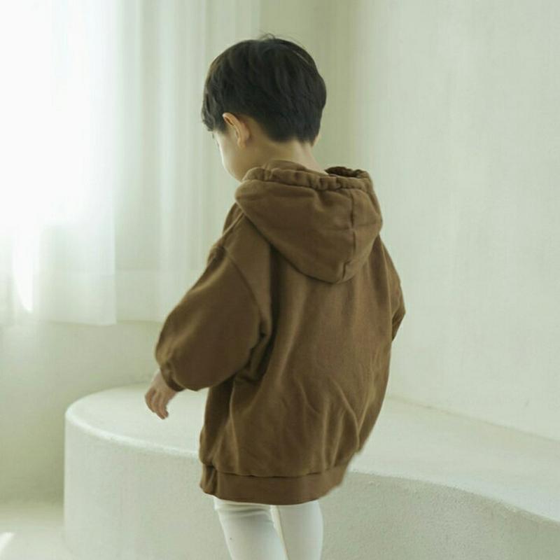 【キッズ10%OFF】ストリングフーディ u07215 キッズ 【3~8才】【tops】【韓国 ファッション トップス フード 