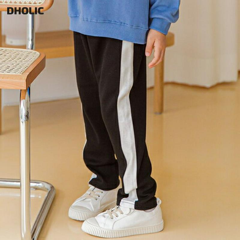 【キッズ10%OFF】サイド配色パンツ・u06592 キッズ【3~8才】【pt】【パンツ ズボン ロングパンツ 長ズボン サイド