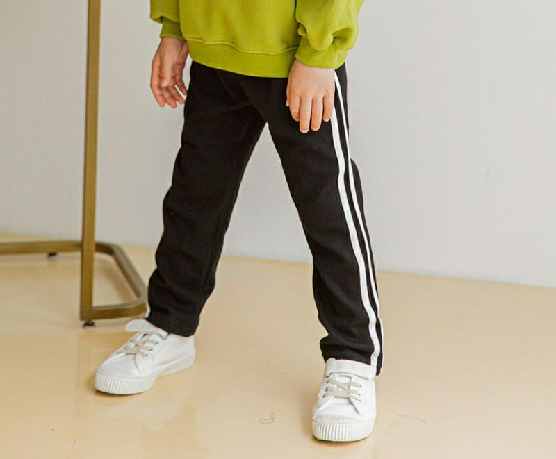 【キッズ10%OFF】ダブルラインパンツ・u06591 キッズ【3~8才】【pt】【パンツ ズボン ロングパンツ 長ズボン ダブ