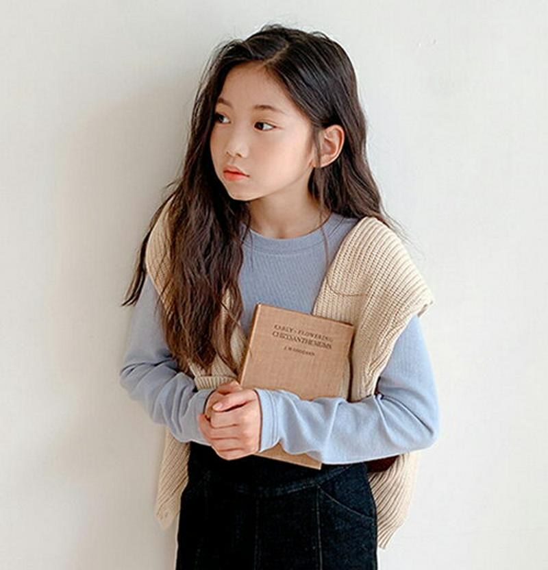 【キッズ10%OFF】ソフトタッチTシャツ・p007046 キッズ【3~8才】【tops】【トップス Tシャツ 長袖 ロンT ソ