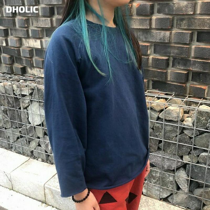 【キッズ10%OFF】カットオフラグランTシャツ・u06291 キッズ【3~8才】【tops】【トップス Tシャツ ラグラン カ
