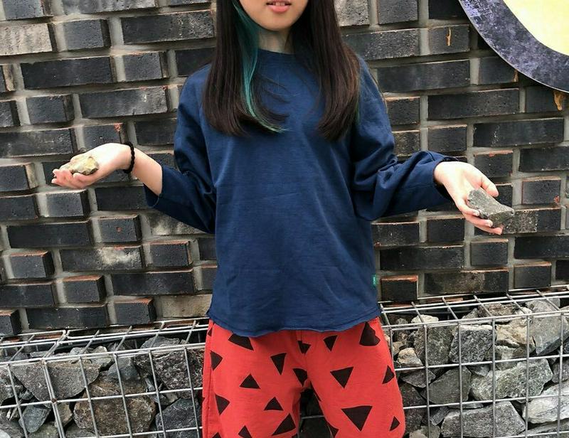 【キッズ10%OFF】カットオフラグランTシャツ・u06291 キッズ【3~8才】【tops】【トップス Tシャツ ラグラン カ