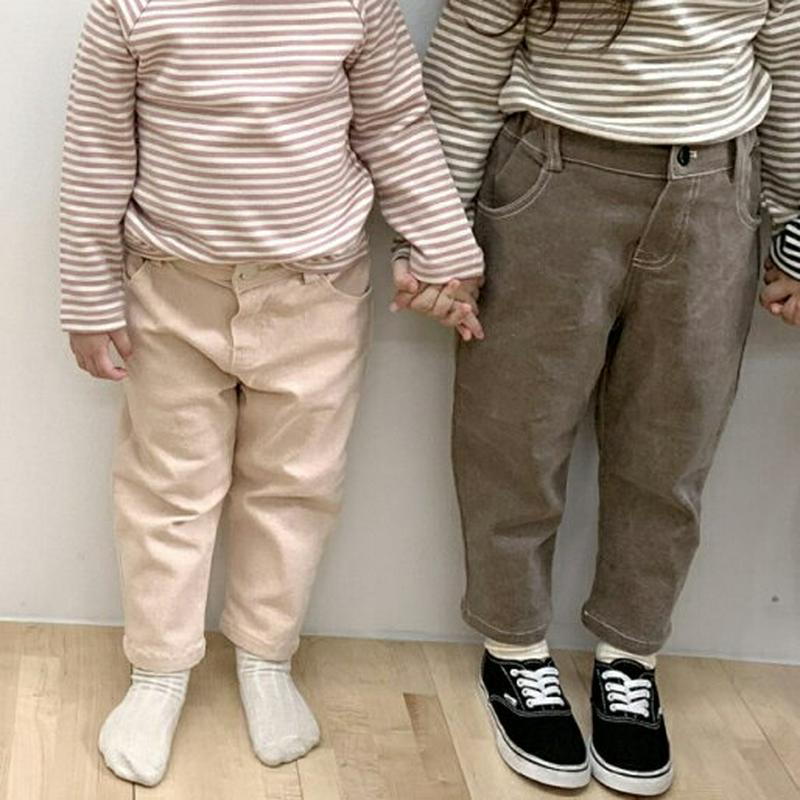 【キッズ10%OFF】ステッチポケットパンツ・u07074 キッズ【3~8才】【pt】【パンツ ズボン ボトムス　ロングパンツ 