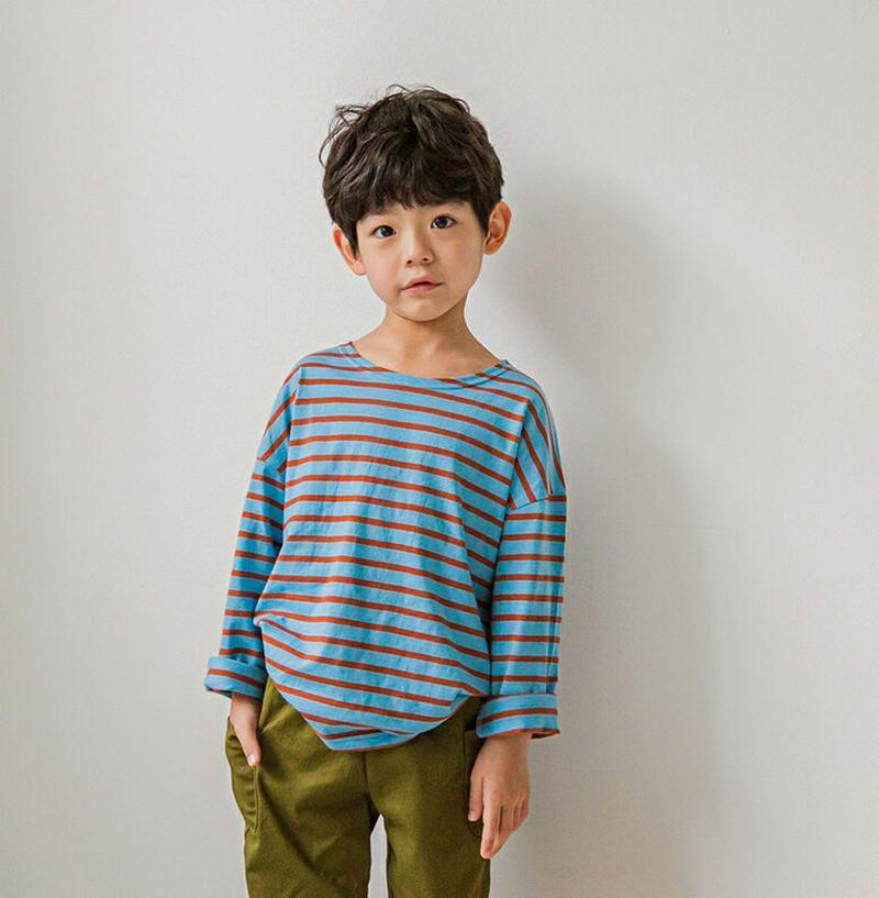【キッズ10%OFF】カラーボーダーTシャツ・u06569 キッズ【3~8才】【tops】【トップス Tシャツ 長袖 ロンT ボ