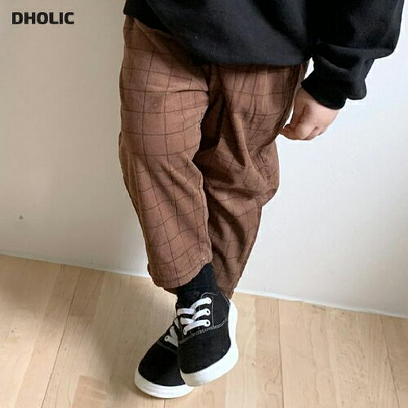 【キッズ10%OFF】ドロストグラフチェックパンツ・u07094 キッズ【3~8才】【pt】【パンツ ズボン ロングパンツ 長ズ