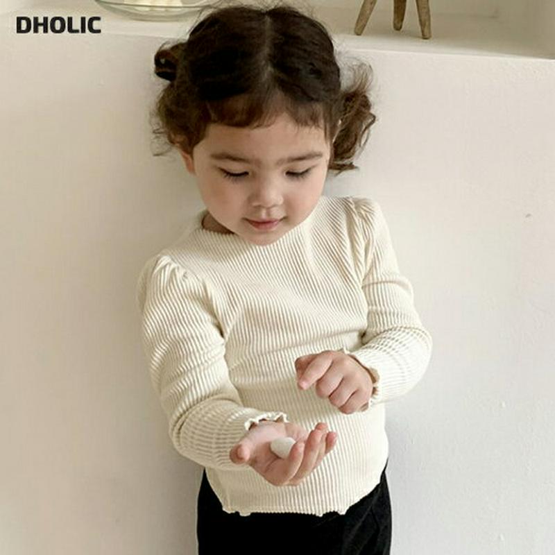 【キッズ10%OFF】ウェーブモックネックリブTシャツ・u07077 キッズ【3~8才】【tops】【トップス Tシャツ 長袖 
