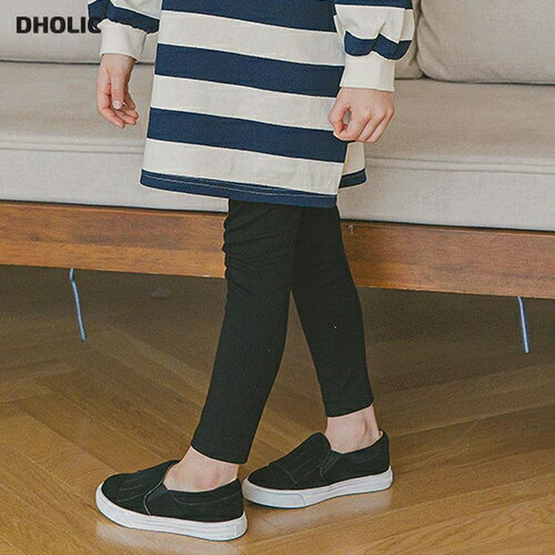 【キッズ10%OFF】ブラックレギンス・p006649 キッズ【3~8才】【pt】【レギンス　パンツ ズボン 単色 無地 シンプ