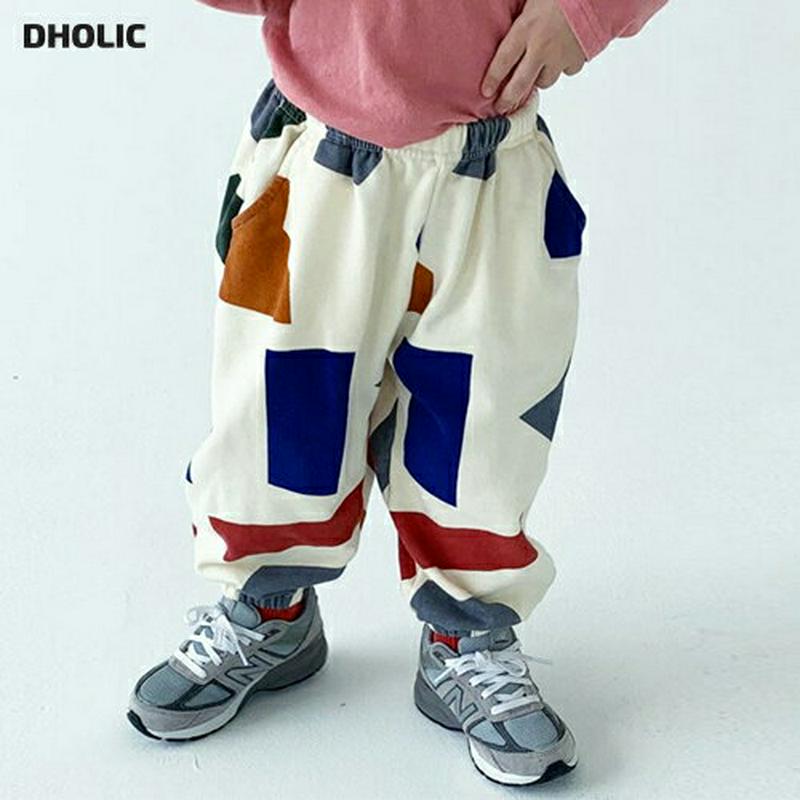 【キッズ10%OFF】カラフルパターンパンツ・u07023 キッズ【3~8才】【pt】【パンツ ズボン ロングパンツ 長ズボン 
