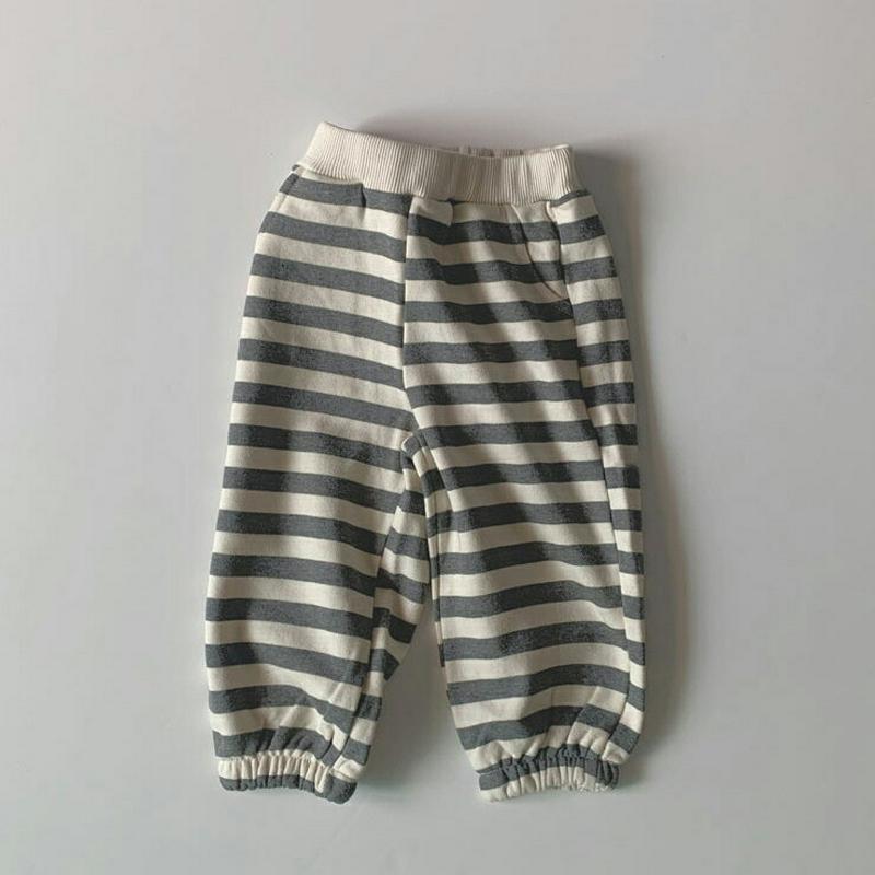 【キッズ10%OFF】ボーダースウェットパンツ・u06962 キッズ【3~8才】【pt】【パンツ ズボン 長ズボン ロングパンツ