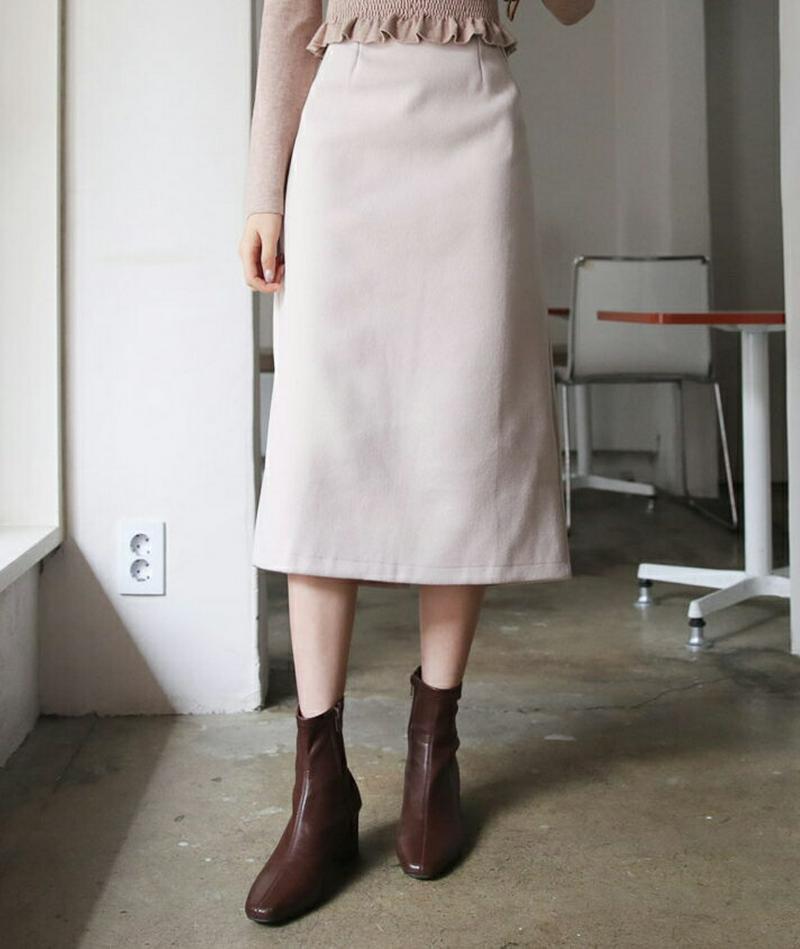 【新作10%OFF】スリットHラインスカート・全4色・t61384 レディース【sk】【韓国 ファッション ボトムス スカート 