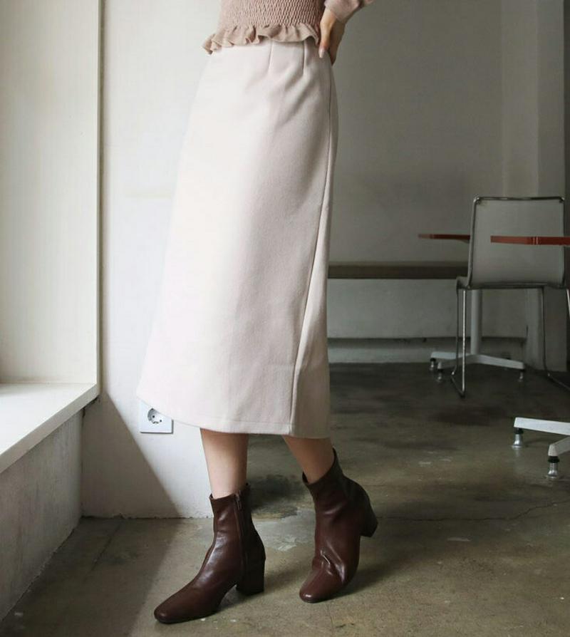 【新作10%OFF】スリットHラインスカート・全4色・t61384 レディース【sk】【韓国 ファッション ボトムス スカート 