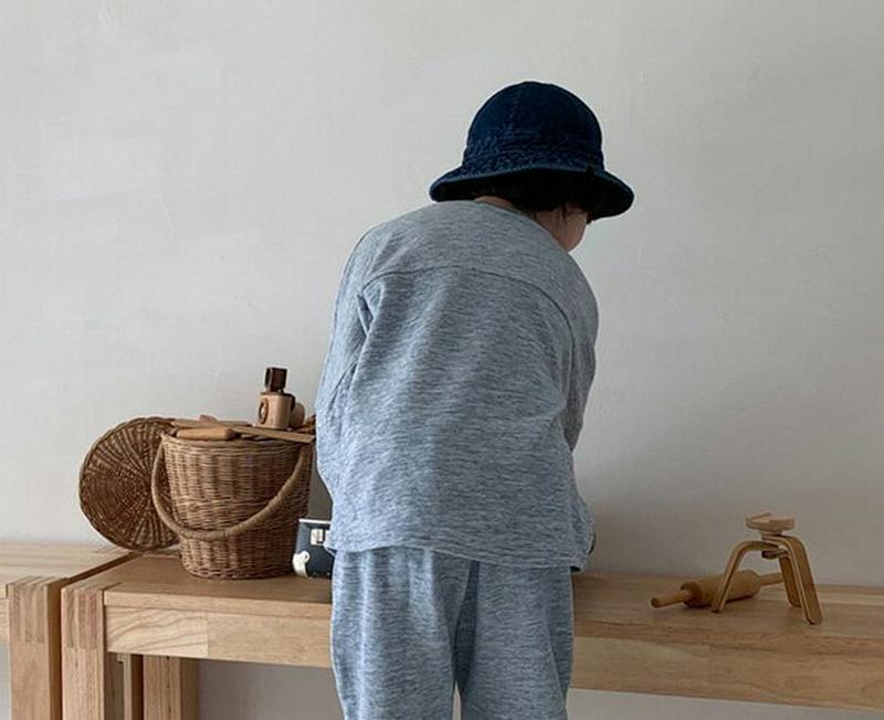 【キッズ10%OFF】ラウンドネックスウェット u07161 キッズ 【3~8才】【tops】【韓国 ファッション トップス ス