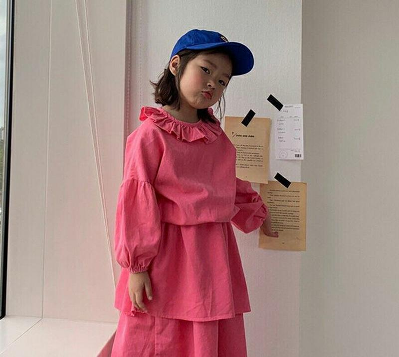 【キッズ10%OFF】フリルパフブTシャツ・u07199 キッズ【3~8才】【tops】【トップス Tシャツ パフスリーブ 長袖