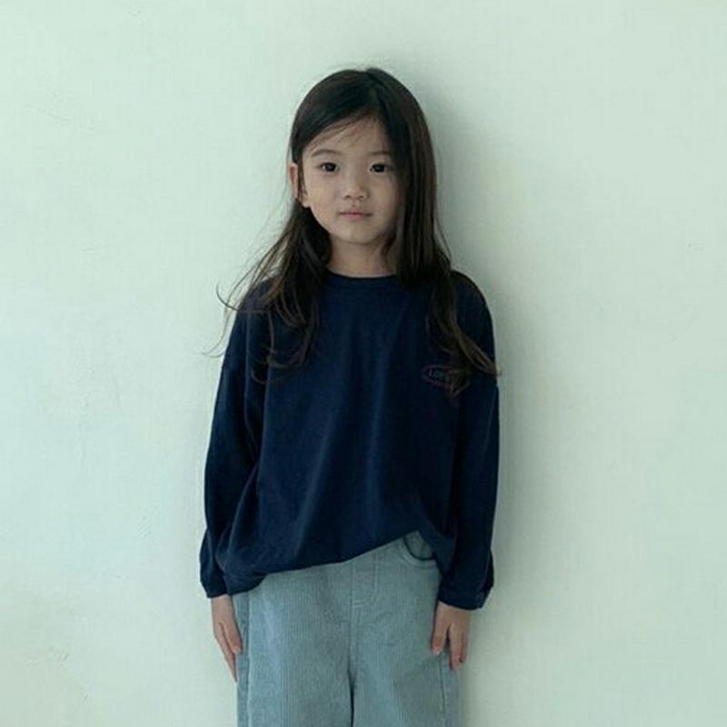 【キッズ10%OFF】LONDONミニロゴTシャツ u07227 キッズ 【3~8才】【tops】【韓国 ファッション トップス
