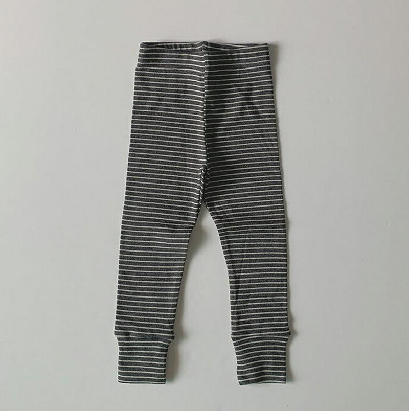 【キッズ10%OFF】ボーダーレギンス・u06852 キッズ【3~8才】【pt】【レギンス パンツ ズボン ボトムス ボーダー 