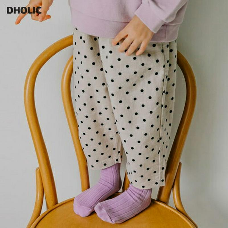 【キッズ10%OFF】ドットパターンパンツ・u06798 キッズ【3~8才】【pt】【パンツ ズボン ロングパンツ 長ズボン ド