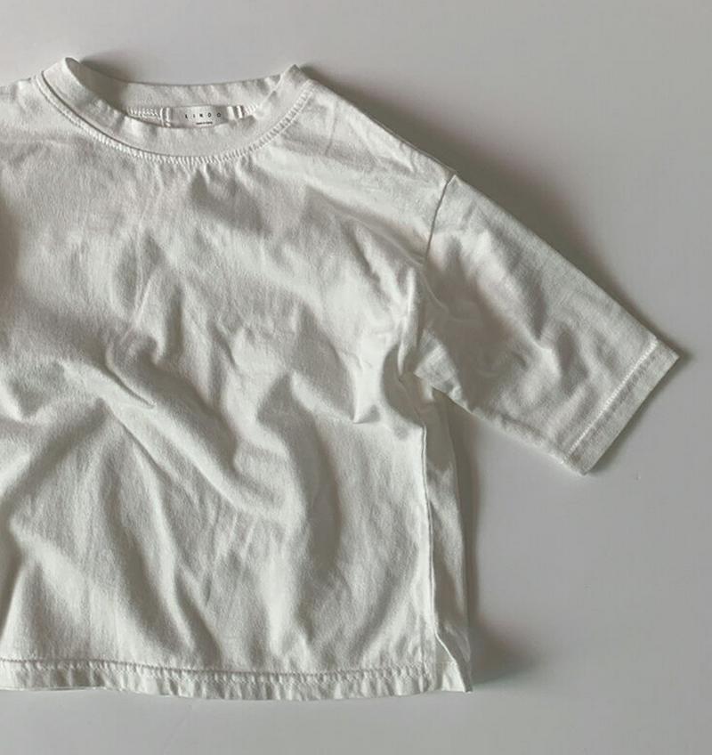 【キッズ10%OFF】コットン長袖Tシャツ・u06802 キッズ【3~8才】【tops】【トップス Tシャツ 長袖 ロンT 無地