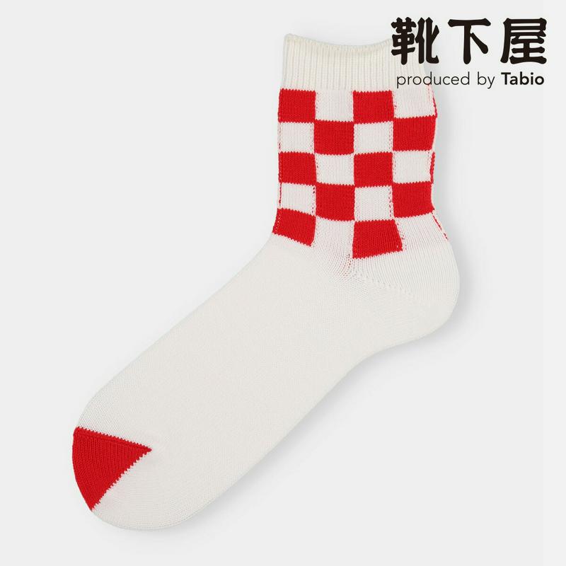 【全品送料無料★〜12/26 23:59迄】【あす楽】【Tabio MEN】 メンズ チェッカーショートソックス / 靴下屋 靴下 タビオ くつ下 ショート メンズ 日本製 2012ka